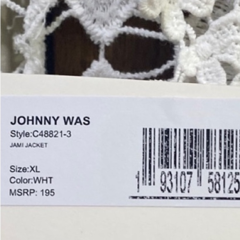 Johnny Was Jami crochet jacket NWT RARE - Picture 8 of 8